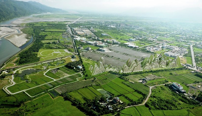 Bjarke Ingels, Hualien Residences, tecnne ©Jinho Lee
