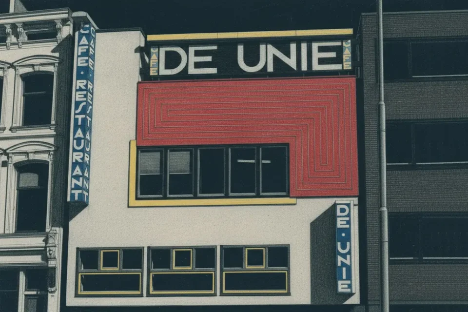 Johannes Oud Cafe De Unie en Rotterdam