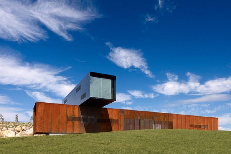 Hill House, Casa en el valle de Yarra Denton Corker Marshall, tecnne ©Tim Griffith