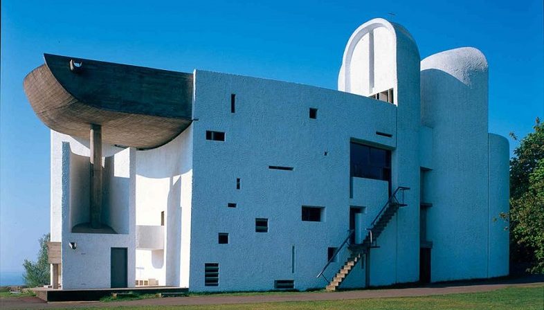 Le Corbusier, Chapelle Notre Dame du Haut, Ronchamp, tecnne ©Paul Koslowski