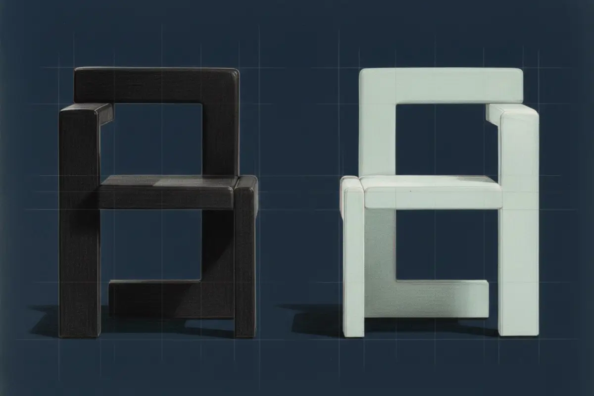 Gerrit Rietveld sillas para la joyeria Stelman