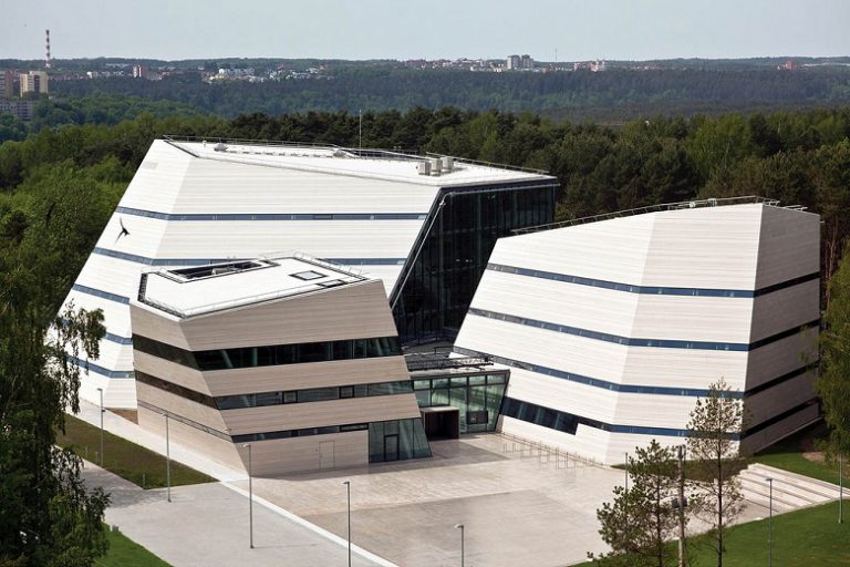 Paleko Arch Studija Biblioteca de la Universidad de Vilnius tecnne