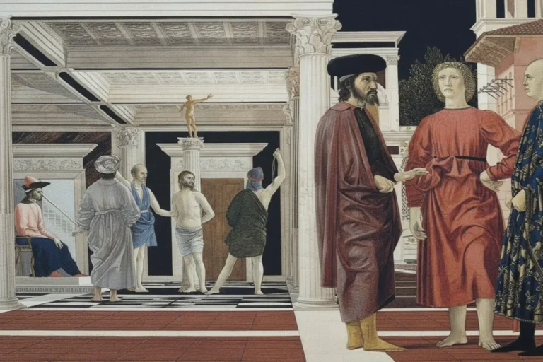 Piero della Francesca, La flagelación de Cristo