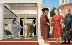 Piero della Francesca La flagelación de Cristo, tecnne