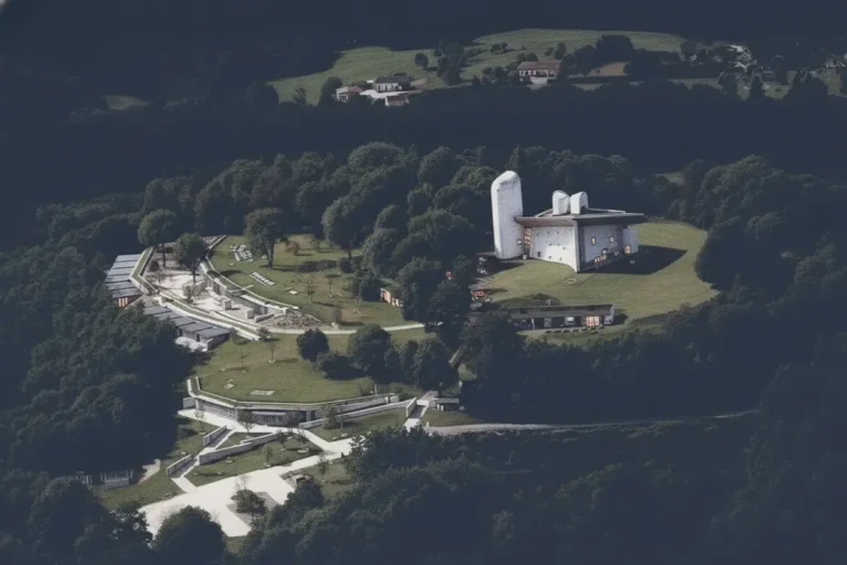 Ronchamp Gatehouse and Monastery, tecnne