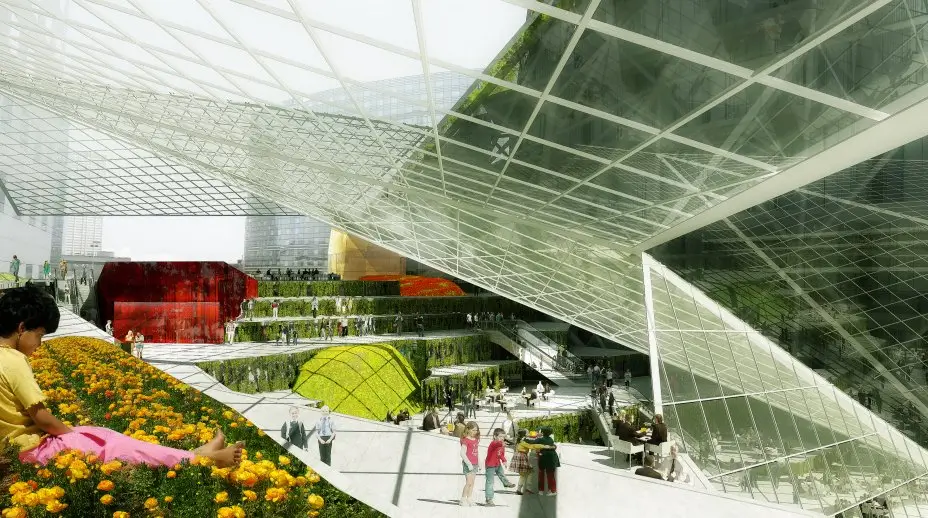 Tour señal Daniel Libeskind accesos