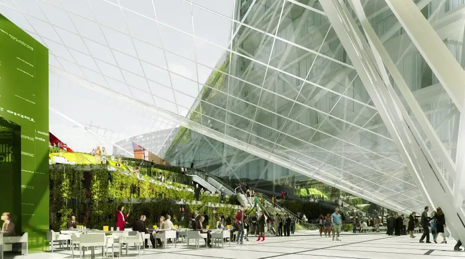 Tour señal Daniel Libeskind en la defense