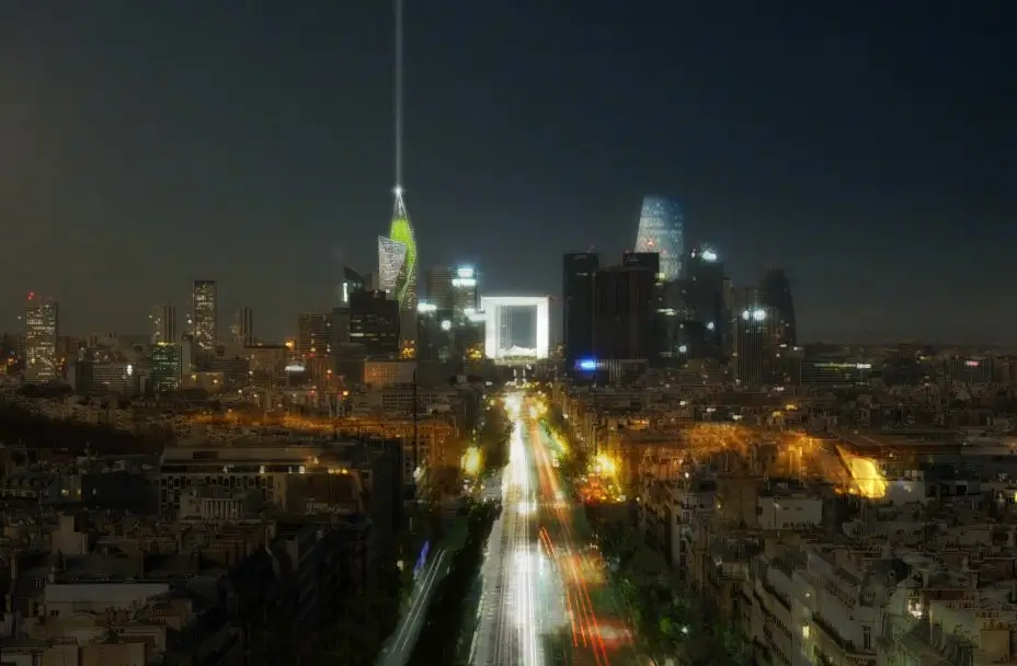 Tour señal Daniel Libeskind perspectiva