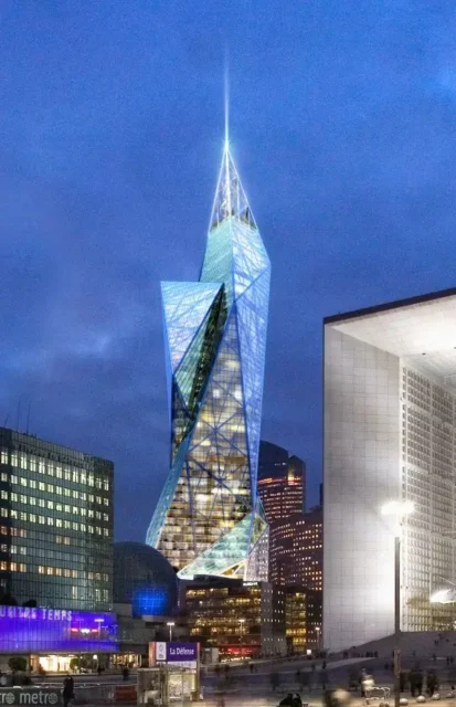 Tour señal Daniel Libeskind vista desde la calle