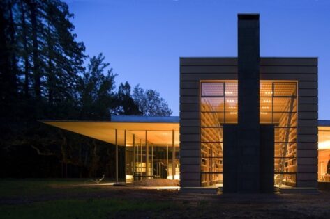 Bohlin Cywinski Jackson, Casa Creekside, tecnne
