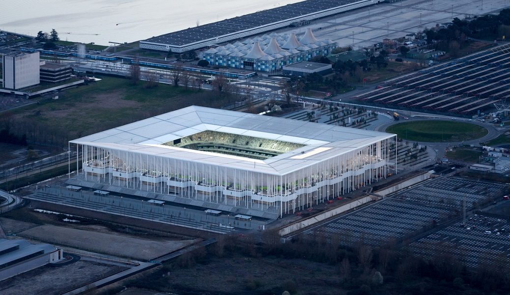 Herzog & de Meuron, Nouveau Stade de Bordeaux, tecnne