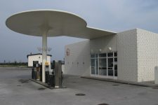 Arne Jacobsen, Texaco oil station, tecnne