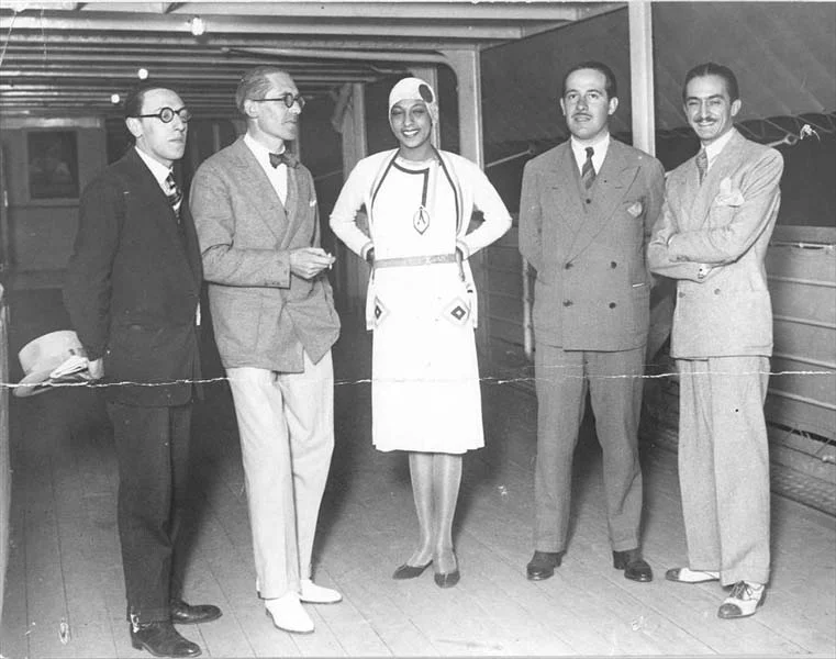 2. Le Corbusier and Joséphine Baker aboard Lutetia, 1929 FLC ADAGP