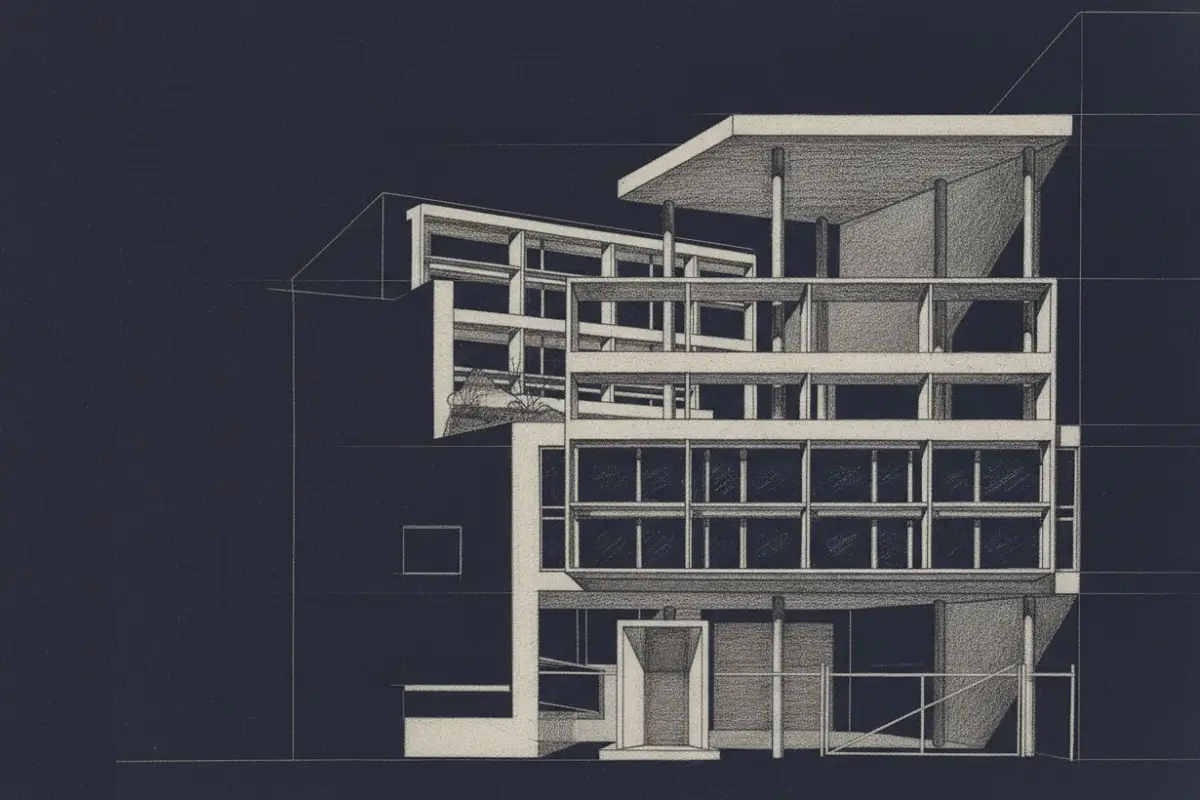 A casa curutchet elevacion de calle