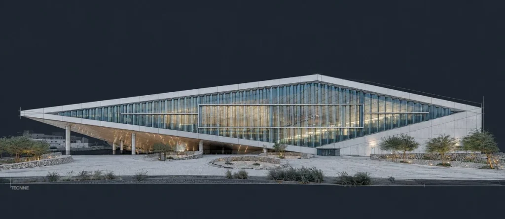 OMA, Biblioteca Nacional de Qatar exterior
