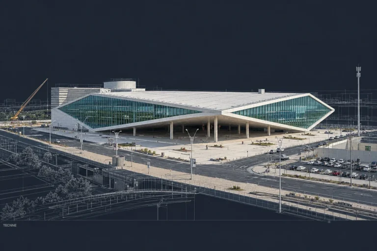 OMA, Biblioteca Nacional de Qatar vista