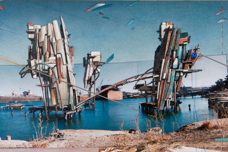 Lebbeus Woods Shard houses tecnne ©Lebbeus Woods