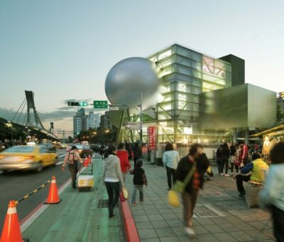 Planos del Centro de Artes Escénicas de Taipei, OMA
