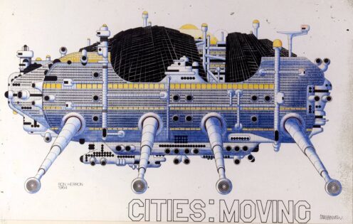 Nómadas, Ron Herron, Walking City 1964 ©Ron Herron