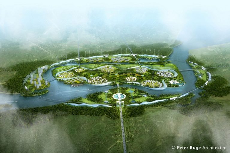 Peter Ruge, Green Health City, plan sostenible de ciudad sanitaria