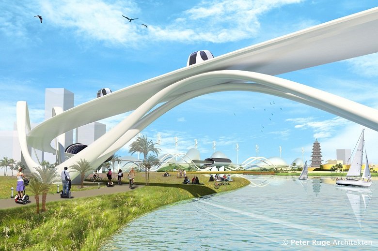 Green Health City, plan sostenible de ciudad sanitaria, Peter Ruge Architekten tecnne