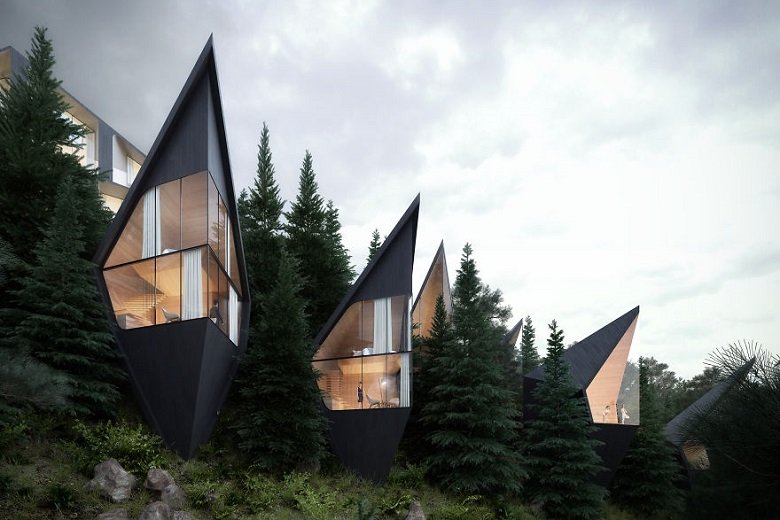 Peter Pichler Tree Houses, tecnne ©Peter Pichler Architecture