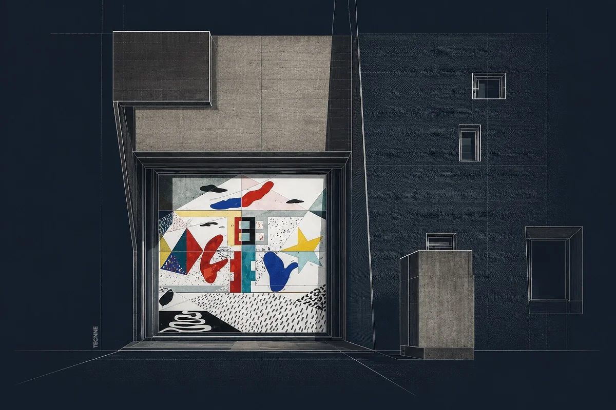 Le Corbusier, La puerta de Ronchamp