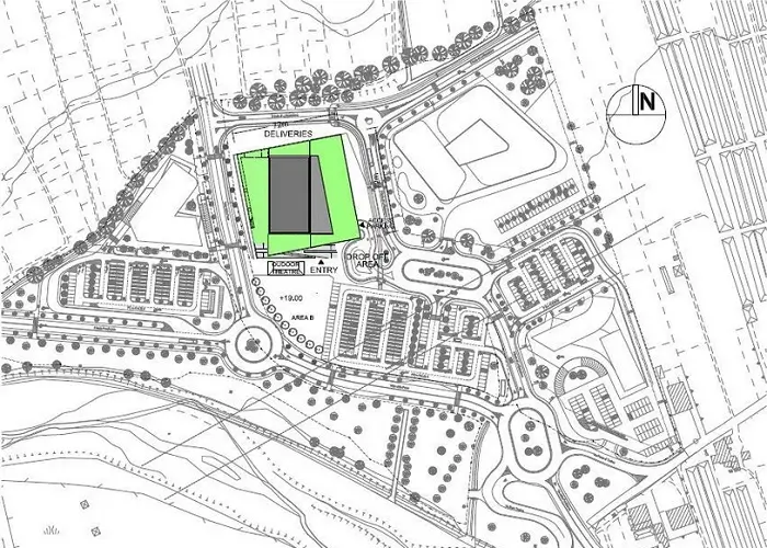 Centro Cultural Anima Grottammare, Bernard Tschumi plano del sitio