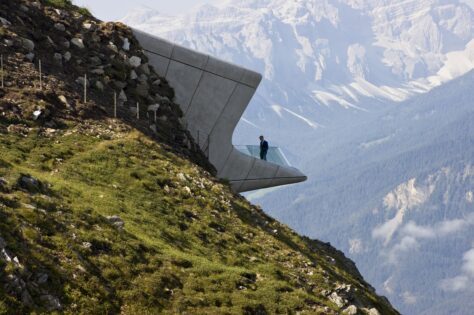 Zaha Hadid, Messner Mountain Museum, tecnne