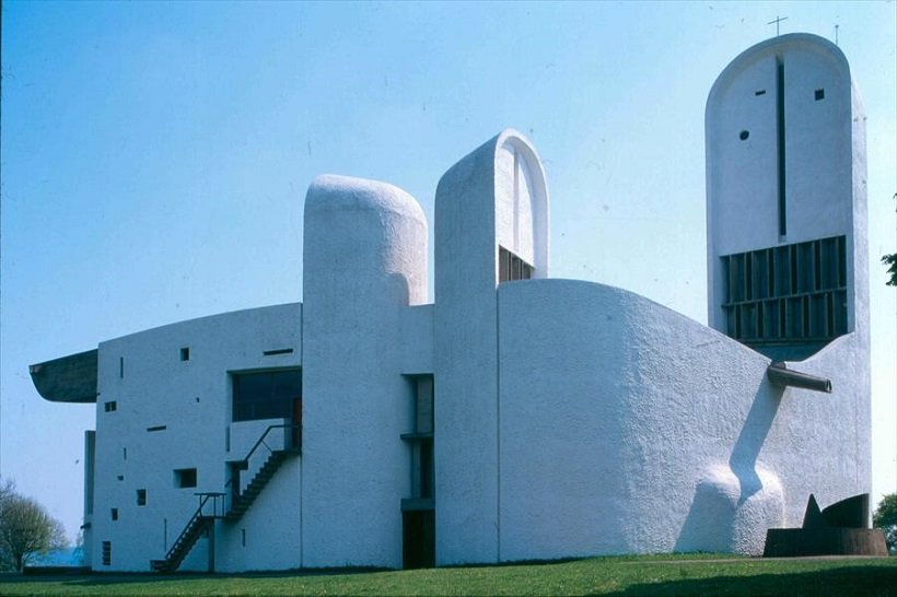 Le Corbusier, Ronchamp, tecnne
