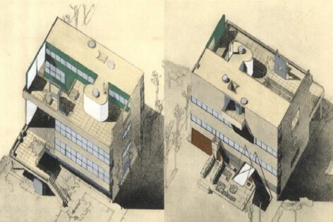 Le Corbusier, Villa Stein, Garches, tecnne