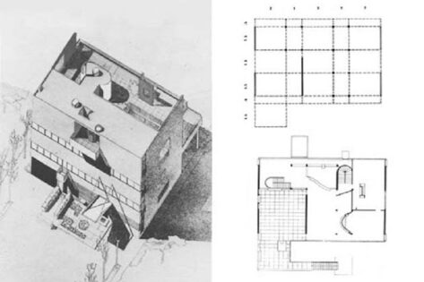 Le Corbusier, Villa Stein, tecnne
