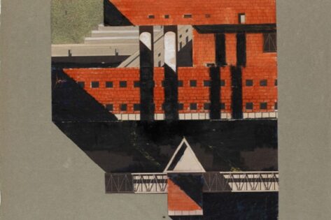 Aldo Rossi, Nero bianco rosso, tecnne
