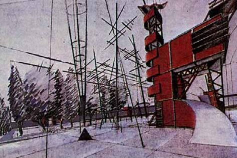 Bernard Tschumi, Parc de La Villette, tecnne