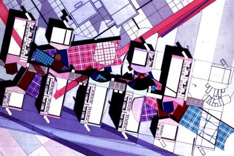 Peter Eisenman, Biocenter Franckfurt, 1987, tecnne.
