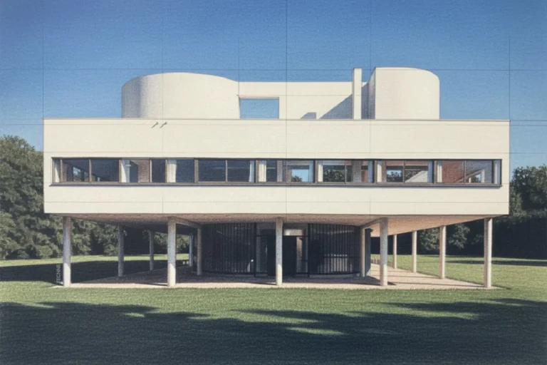 Villa Savoye Planos