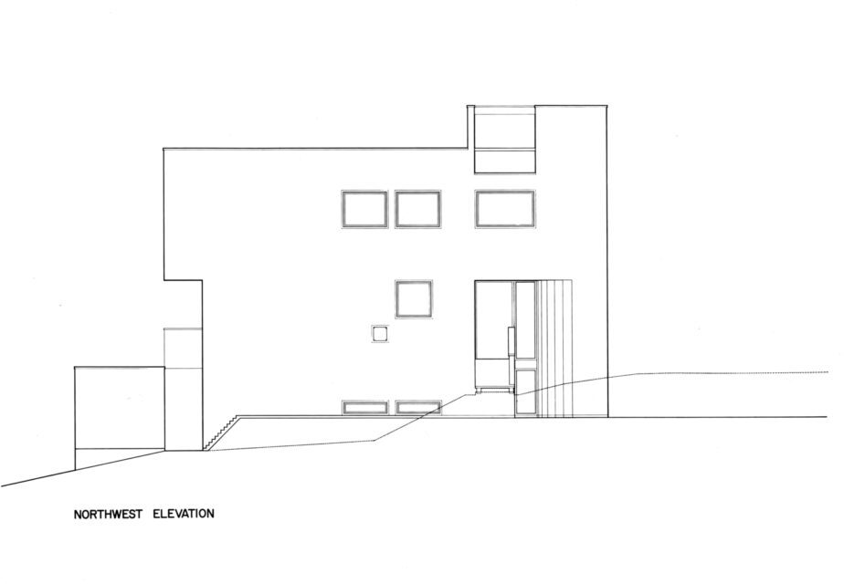 Richard Meier, Smith House planos, tecnne ©Richard Meier