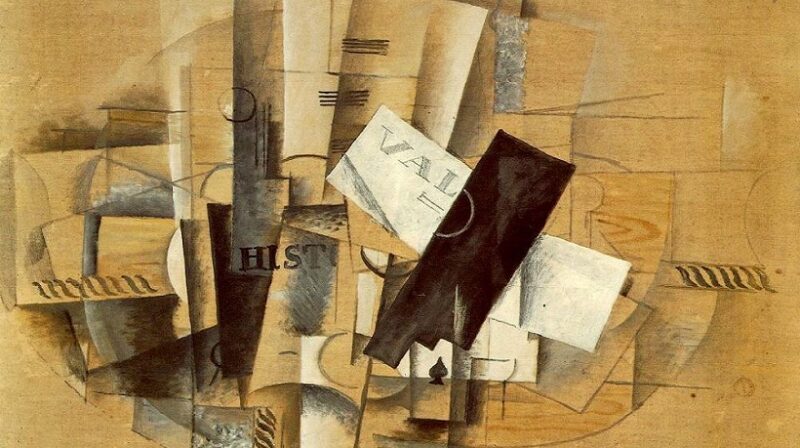 Georges Braque, Gueridon, 1913, tecnne