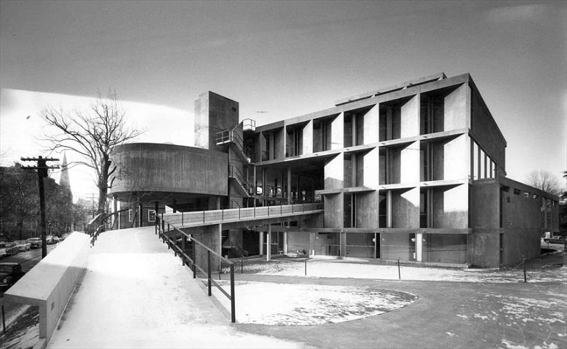 Le Corbusier, Carpenter Center for Visual Arts, Cambridge, FLC-ADAGP, tecnne