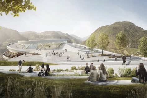 Snøhetta, Museo en Virgl Mountain, tecnne