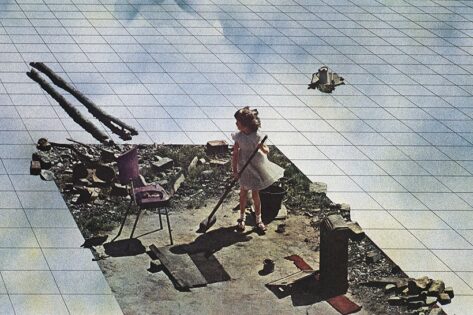 Superstudio, Supersuperficie; Pulizie di primavera, 1971, tecnne