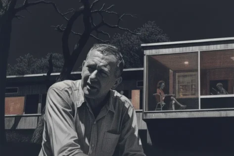 Marcel Breuer en su vivienda