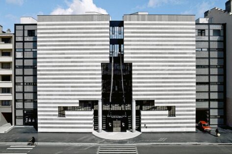 Mario Botta, Médiatèque Francia, tecnne
