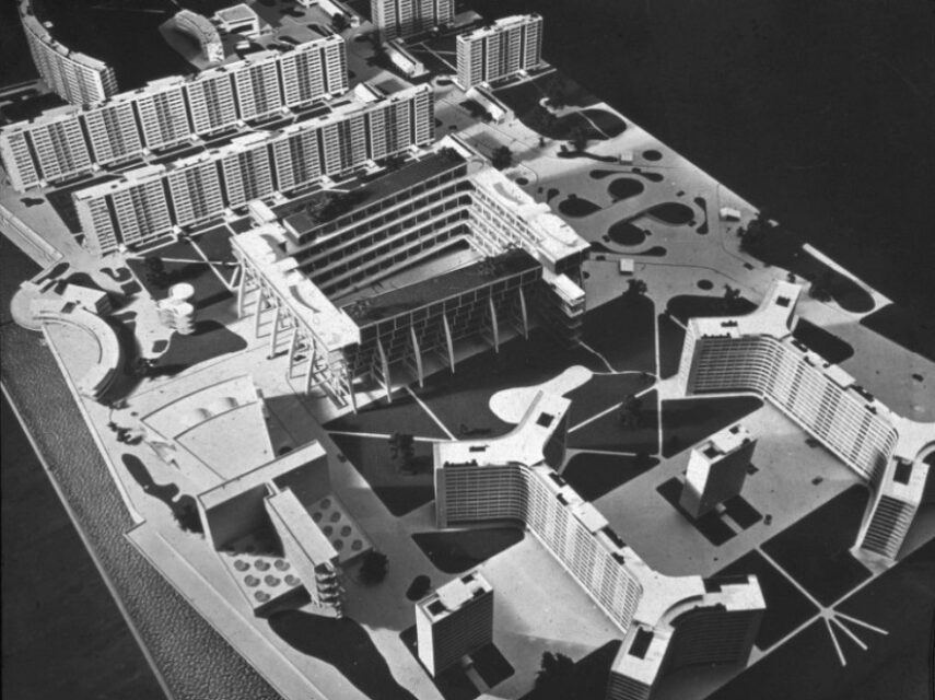 Marcel Breuer, Garden City of the future, conjunto, tecnne
