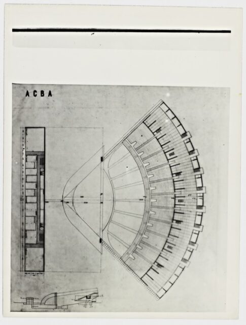 Eduardo Catalano, Auditorium Ciudad de Buenos Aires 1947, tecnne.