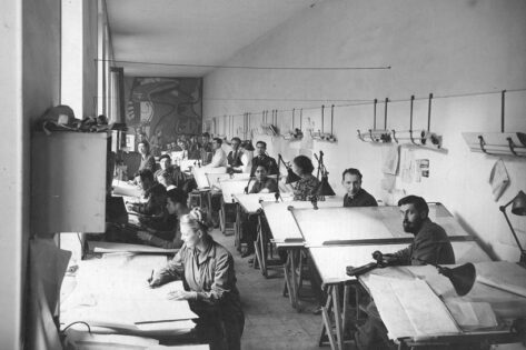 Le Corbusier, Atelier 35S, tecnne