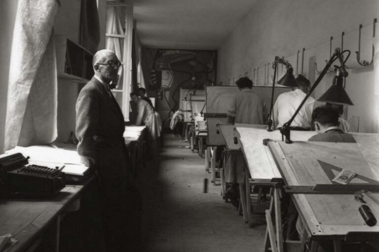 Le Corbusier, Atelier 35s 1946, tecnne