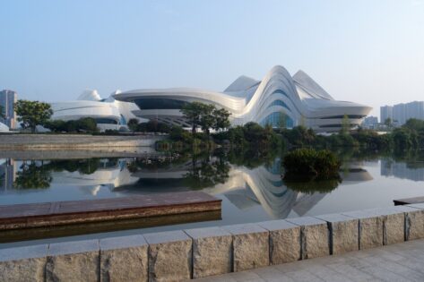 Zaha Hadid, Changsha Meixihu International Culture and Art Centre, tecnne