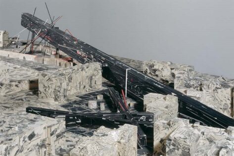 Libeskind, Berlin City Edge, Bauausstellung Site Model, tecnne