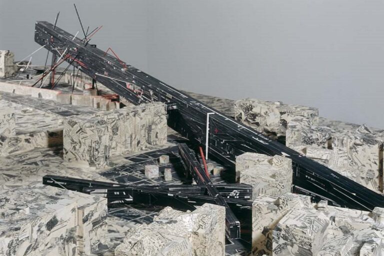 Libeskind, Berlin City Edge, Bauausstellung Site Model, tecnne